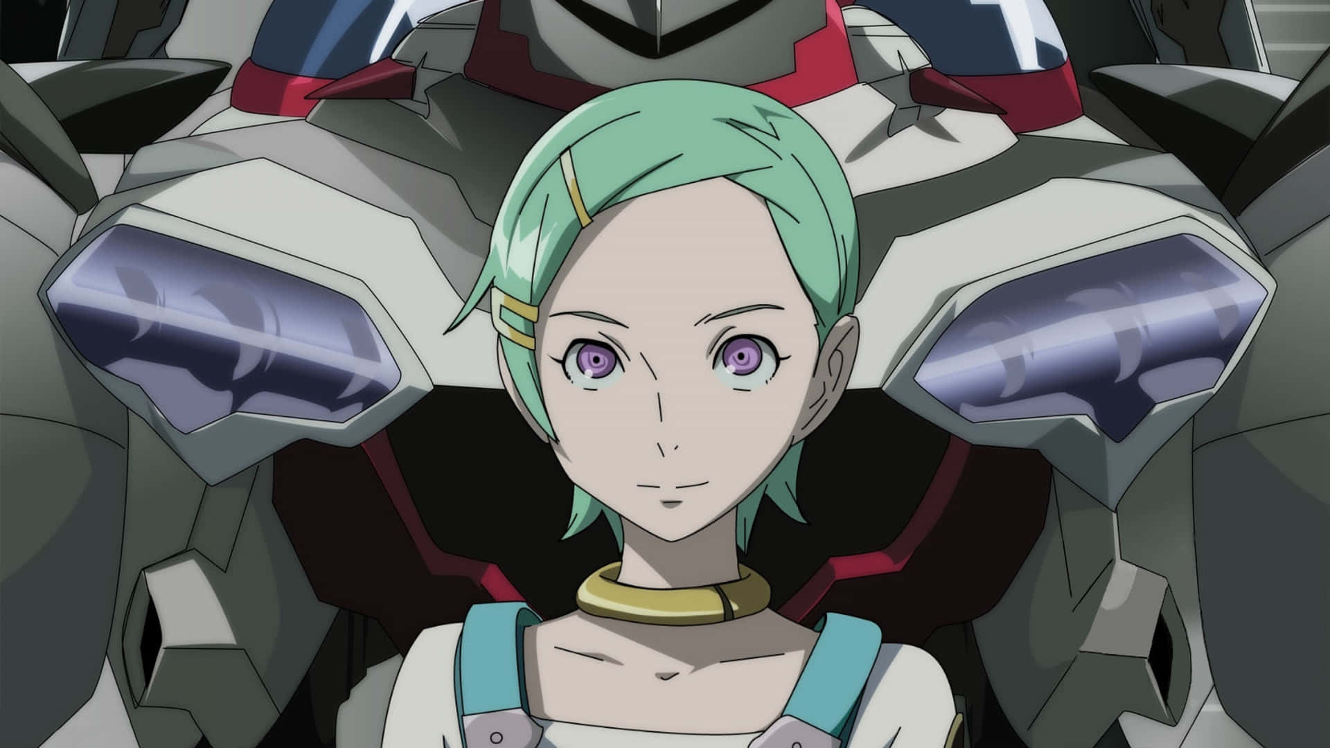 Eureka Seven Anime Characterwith Mecha Wallpaper