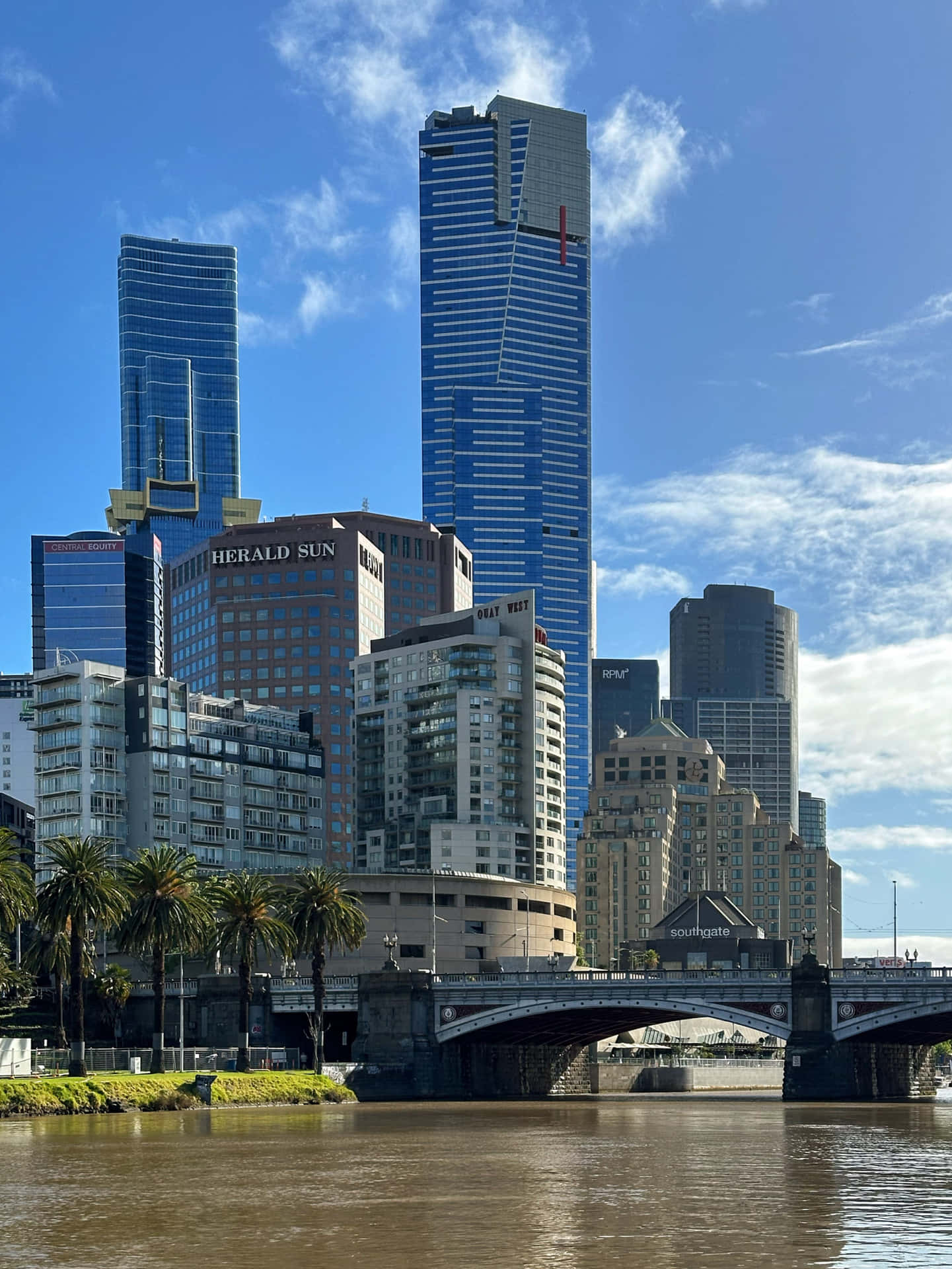 Download Eureka Tower And Melbourne Skyline Wallpaper | Wallpapers.com