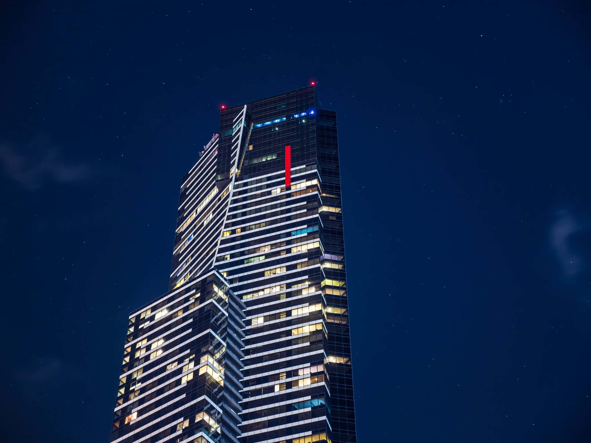 Eureka Tower Night Skyline Wallpaper