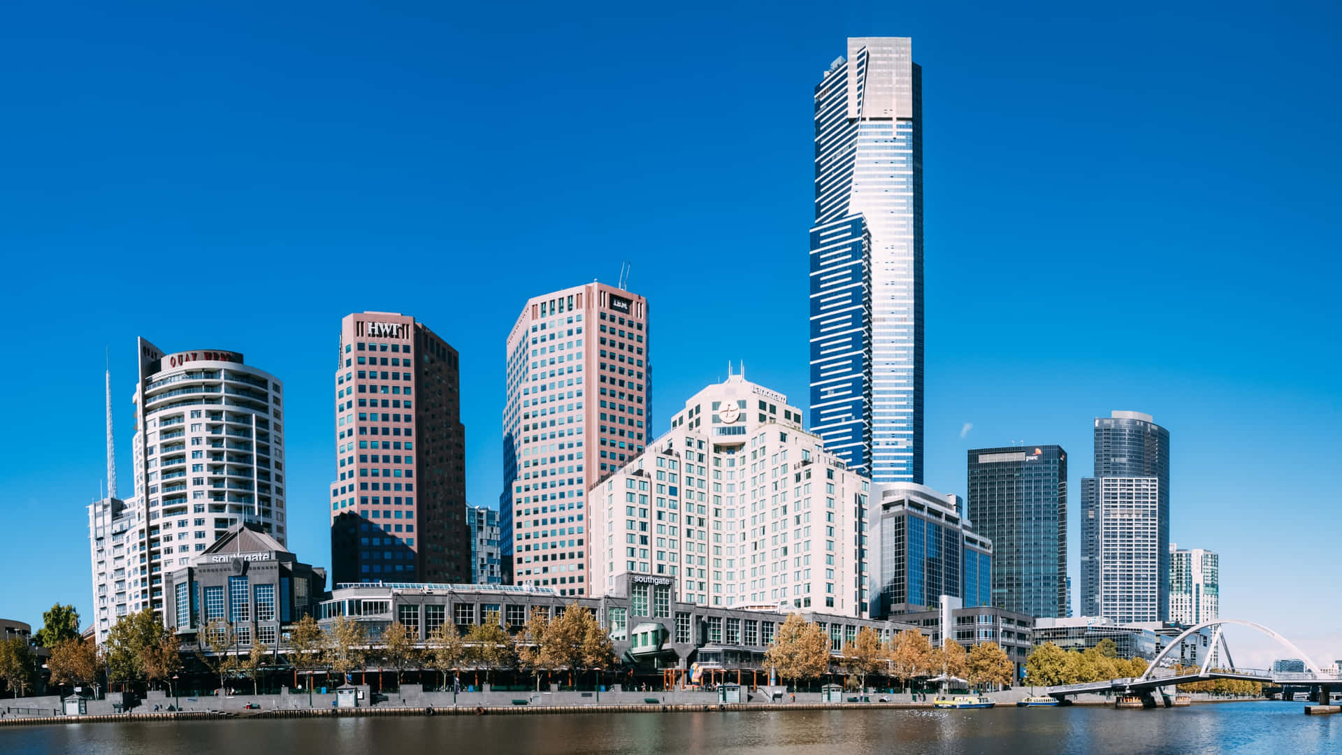 Eureka Towerand Melbourne Skyline Wallpaper