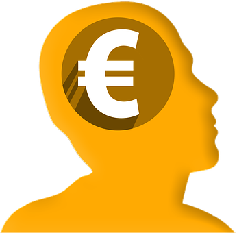 Euro Currency Mindset Icon PNG