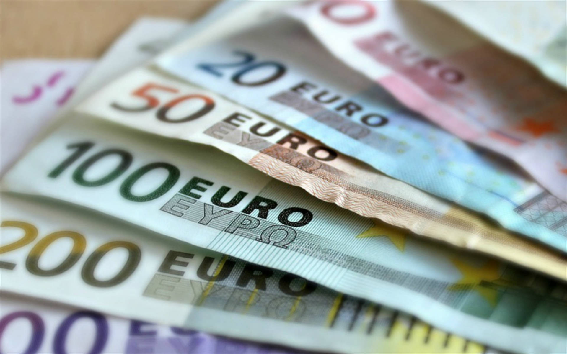 Euro Finance Denomination Background
