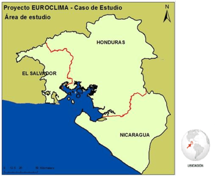 Euroclima Project Honduras Study Area Map PNG