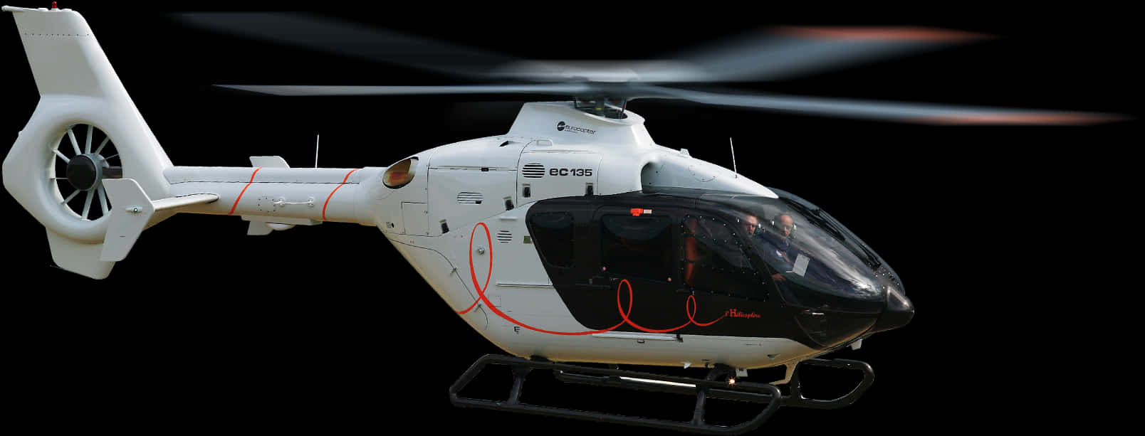 Eurocopter_ E C135_ In_ Flight PNG