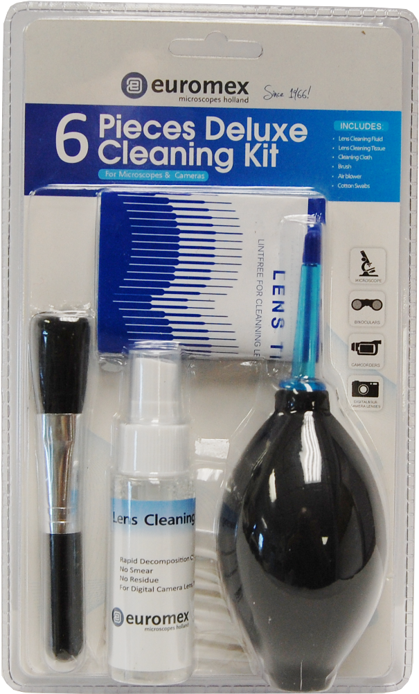 Euromex6 Piece Deluxe Cleaning Kit PNG