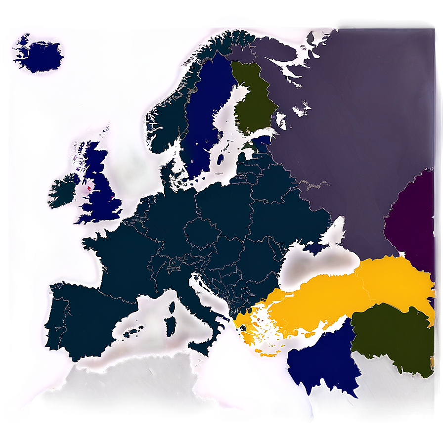 Europe Map Png 06112024 PNG