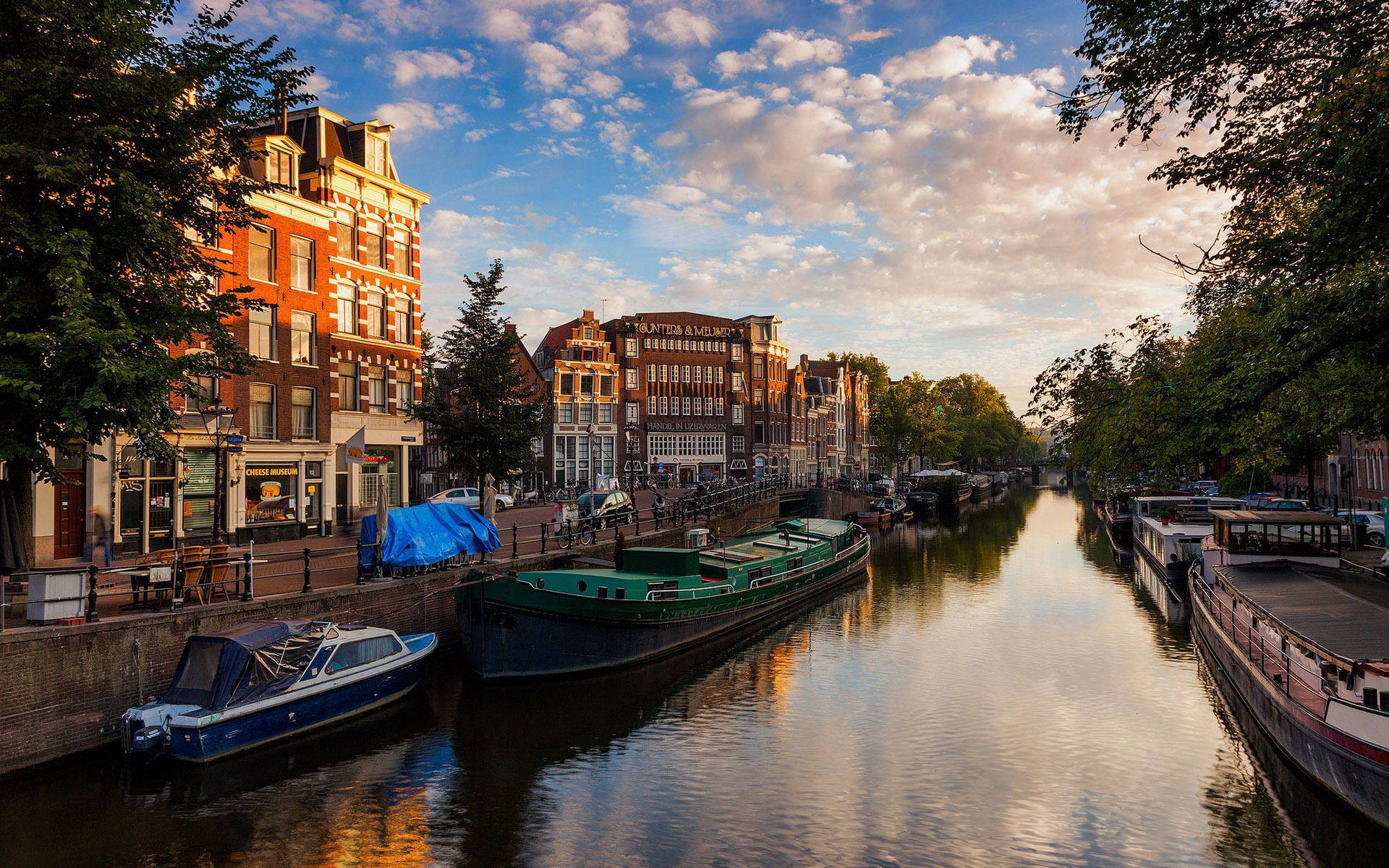 Europe's Long Narrow River Amsterdam Picture