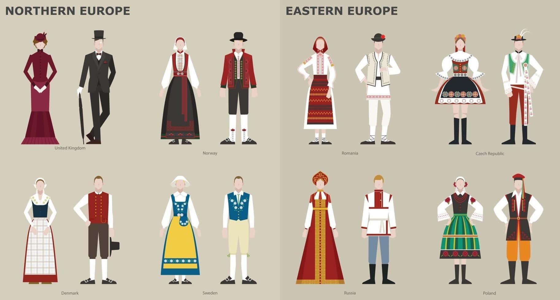 Europe Traditional Customs Wallpaper