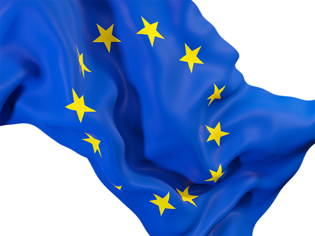 European Union Flag Waving PNG