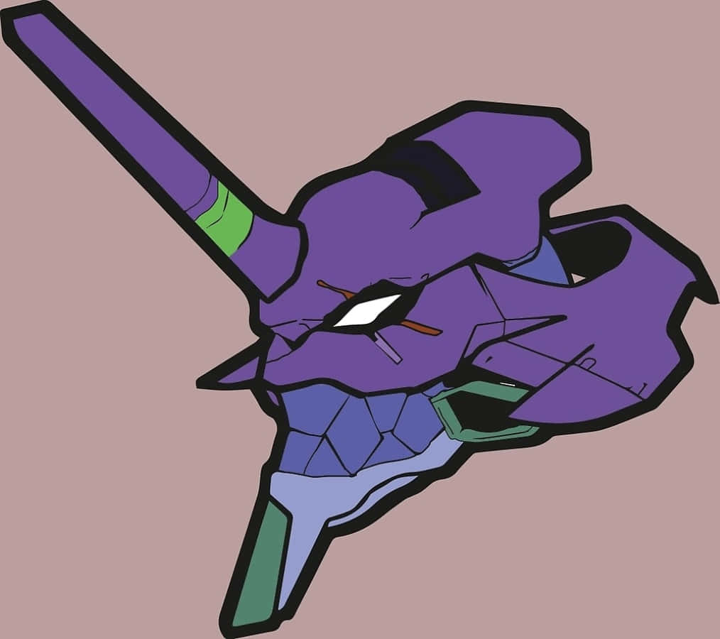 Caption: Eva Unit-01 Ready for Battle Wallpaper