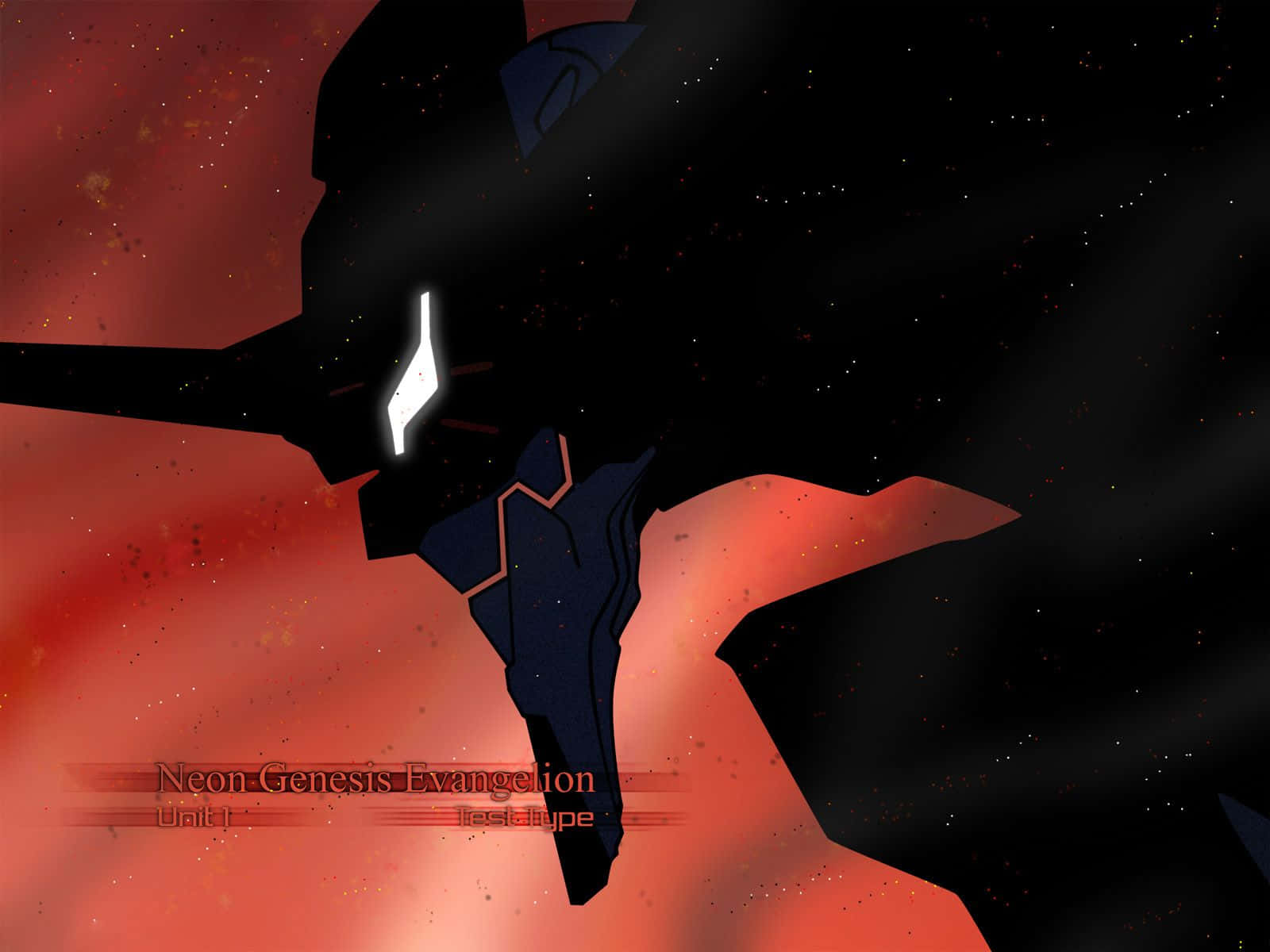 Caption: Eva Unit-01 from Neon Genesis Evangelion in Battle Mode Wallpaper