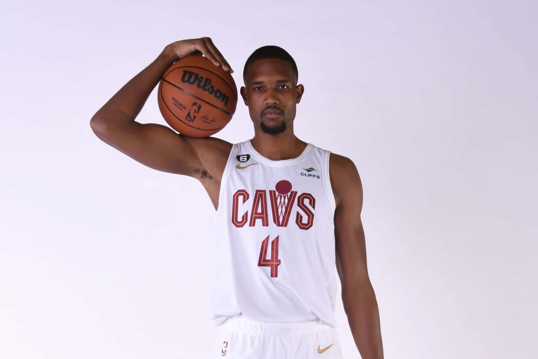 Evan Mobley Cleveland Cavaliers Portrait Wallpaper