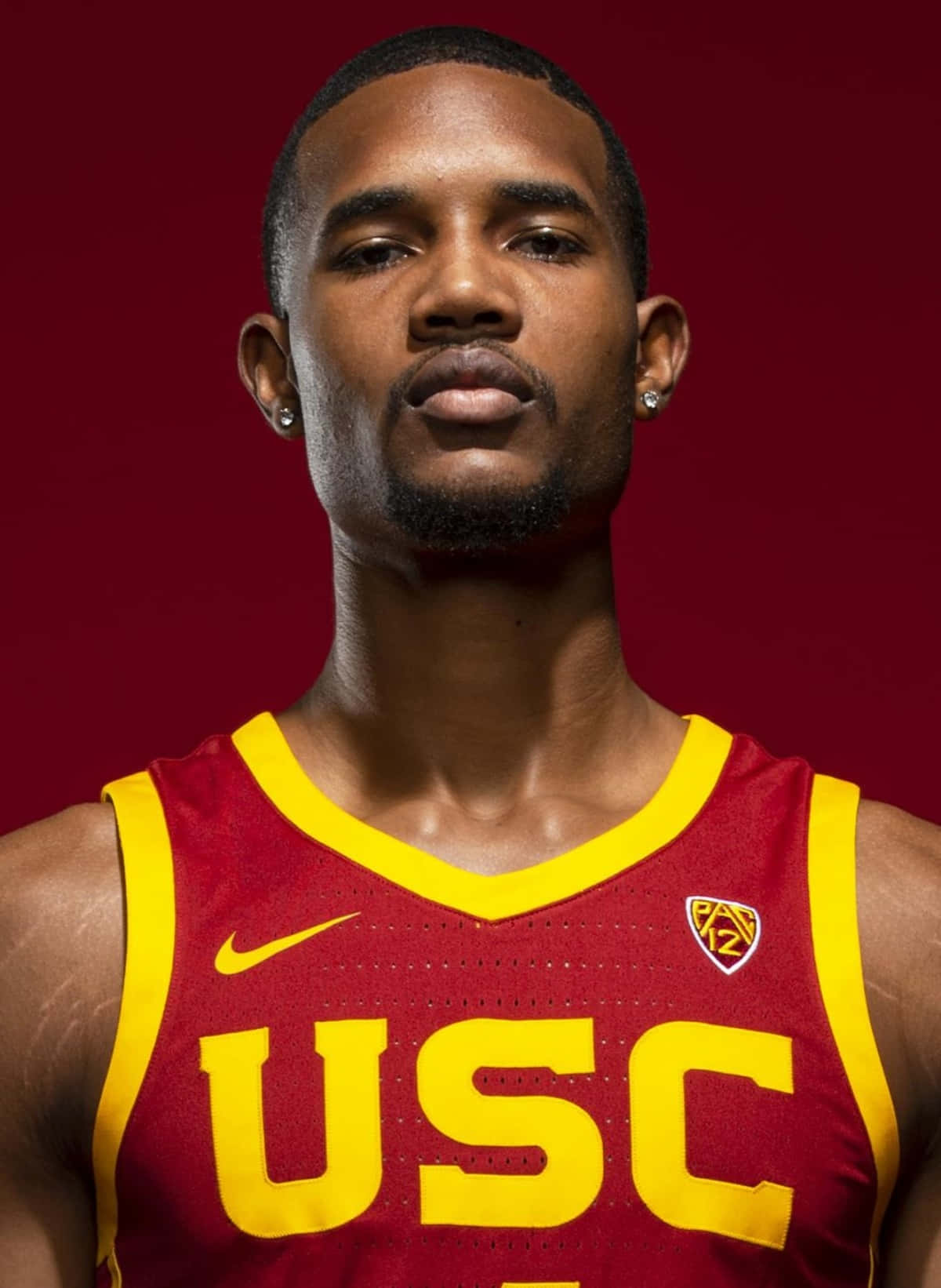 Evan Mobley U S C Basketball Portrait Wallpaper