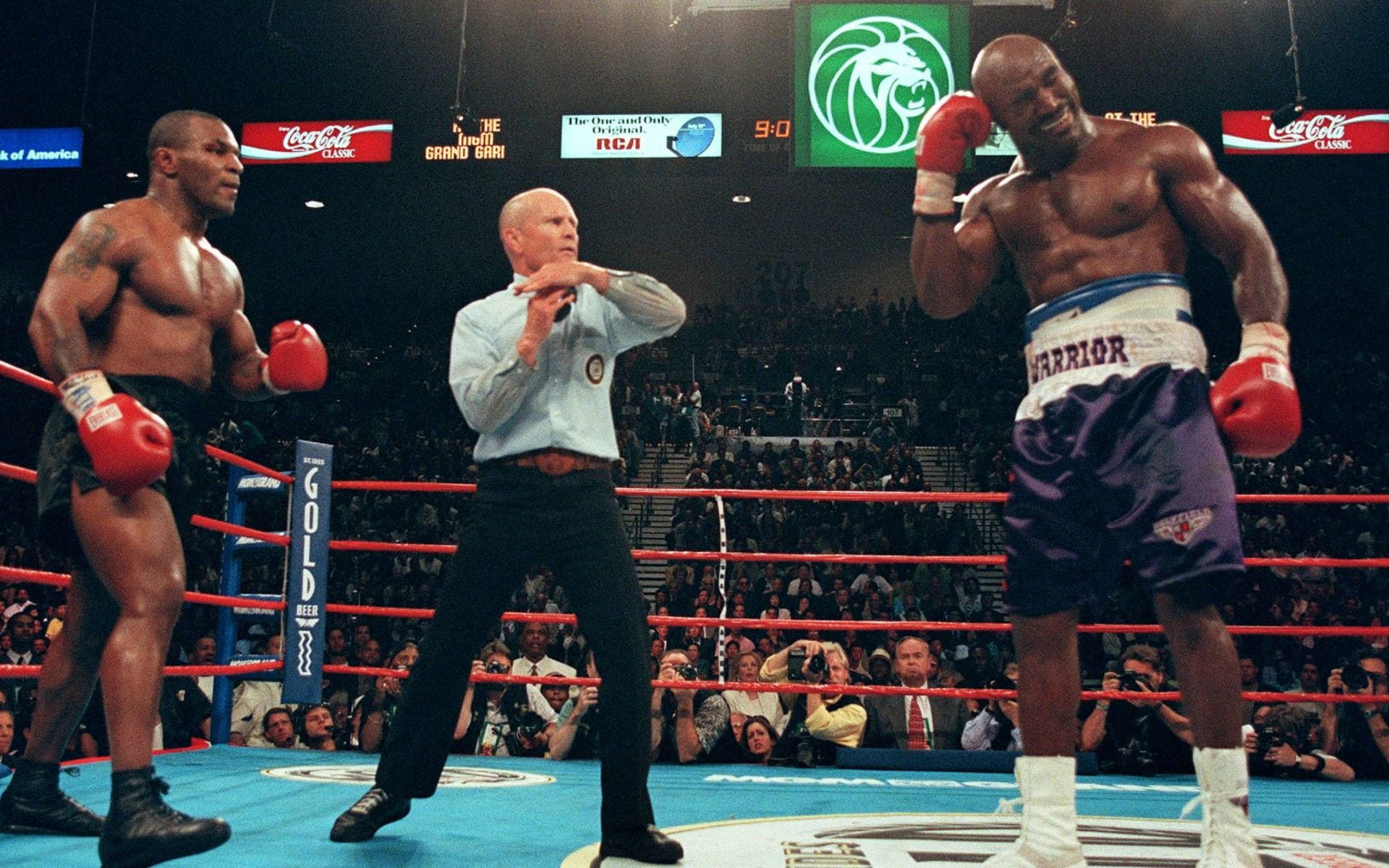 Evander Holyfield Time-Out Wallpaper