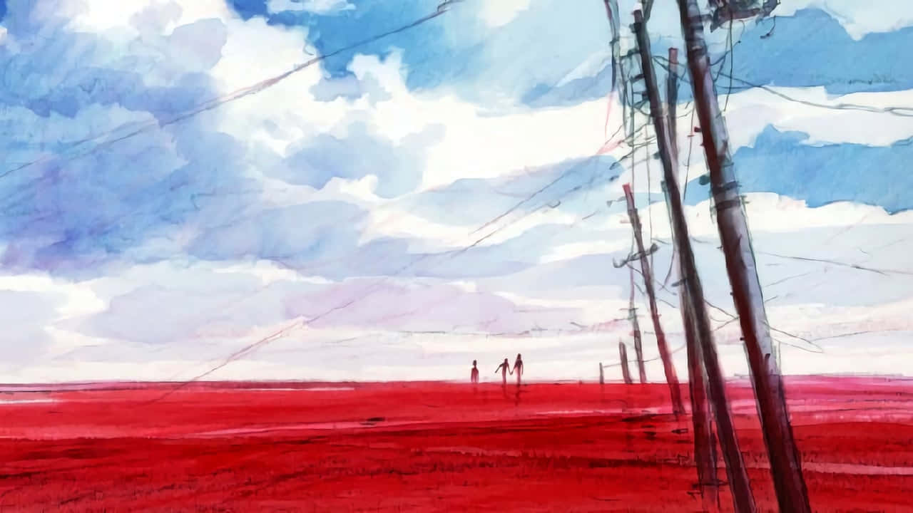 Relive the past with the historic Evangelion 30 10 Wallpaper