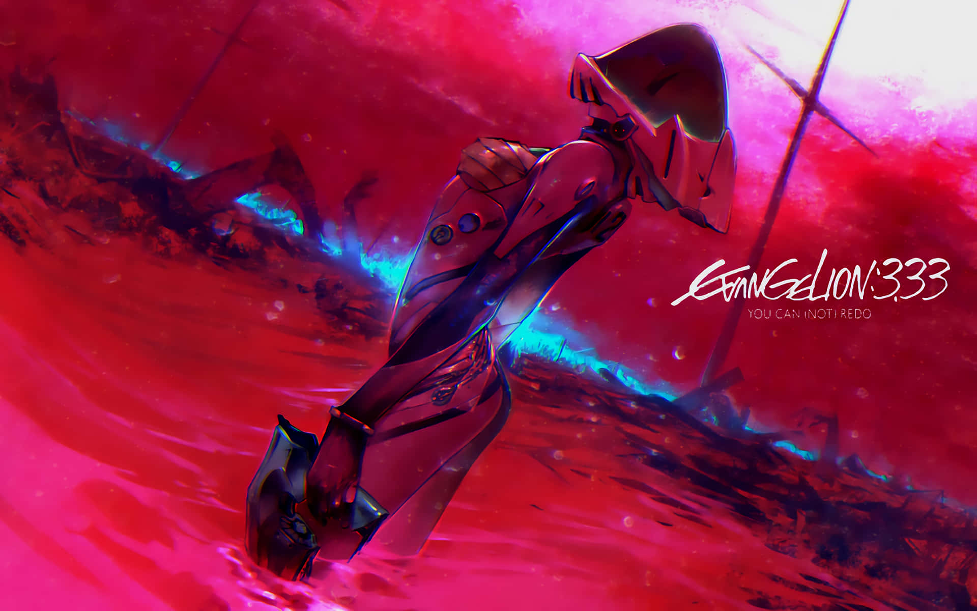 Evangelion 30 10 With Woman In Armor Wallpaper