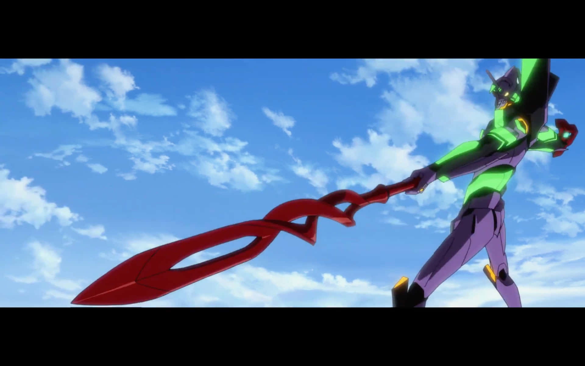 Evangelion 30 10 With A Polearm User Wallpaper