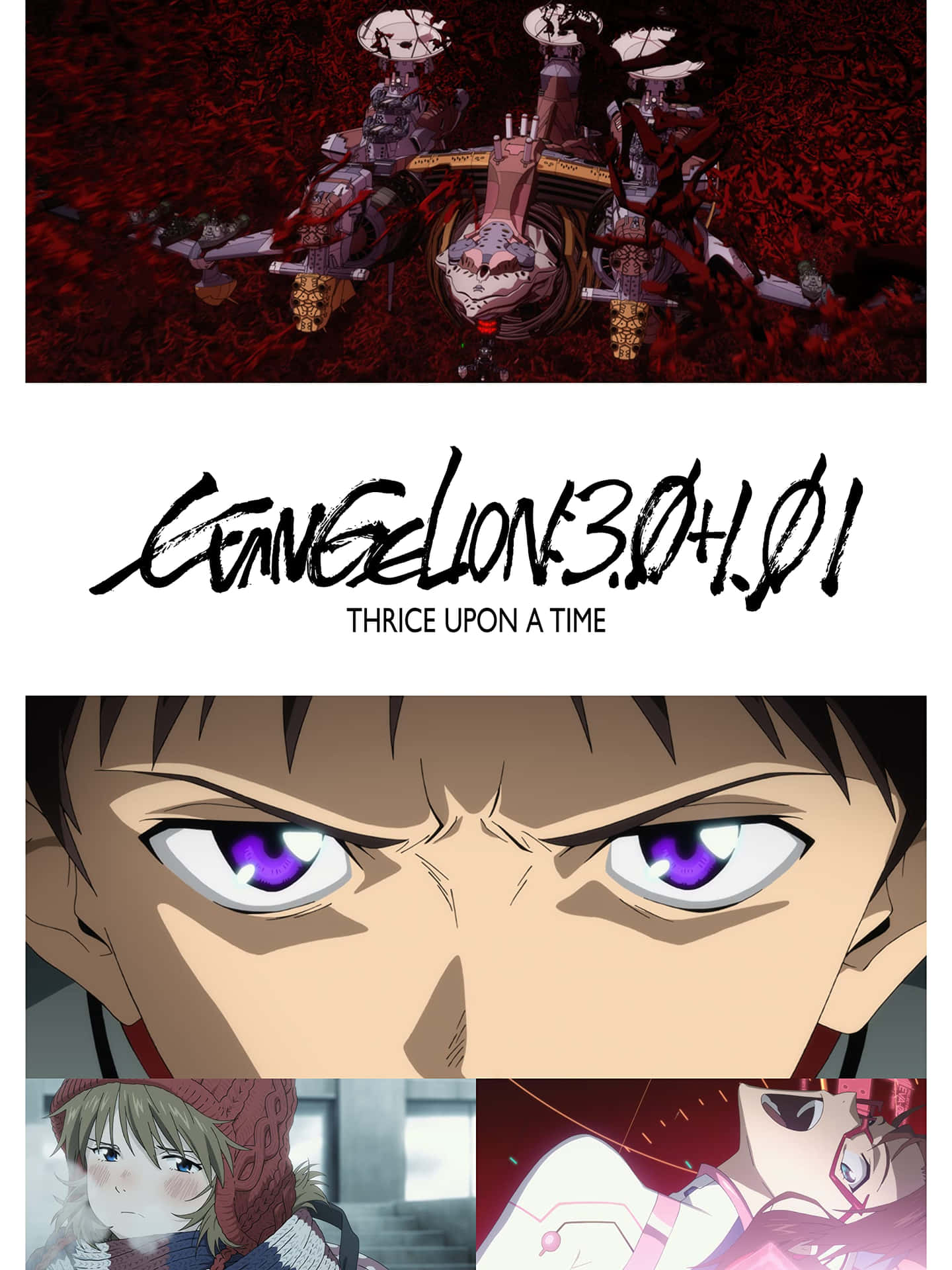 Evangelion30 10 Con Shinji Che Guarda Intensamente Sfondo