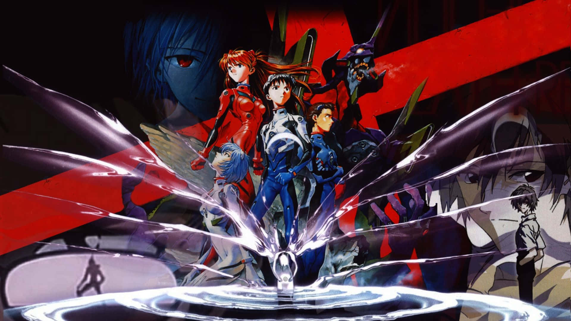 Humanity awakens in a chaotic world of Evangelion