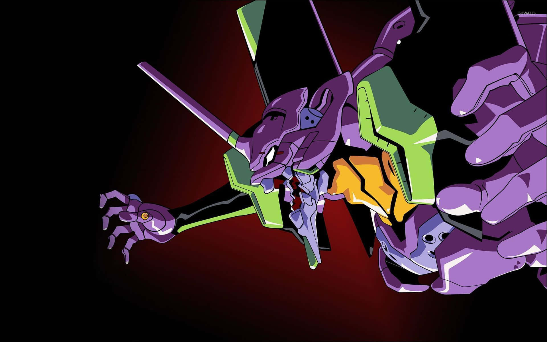 Enjoy the Exciting Story of the Brilliant Eva Series in the Evangelion Manga Wallpaper