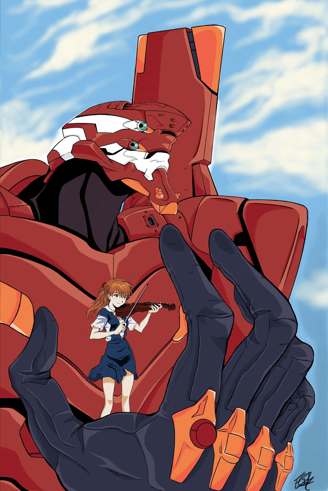 Japan's Evangelion Manga Series Comes to Life Wallpaper