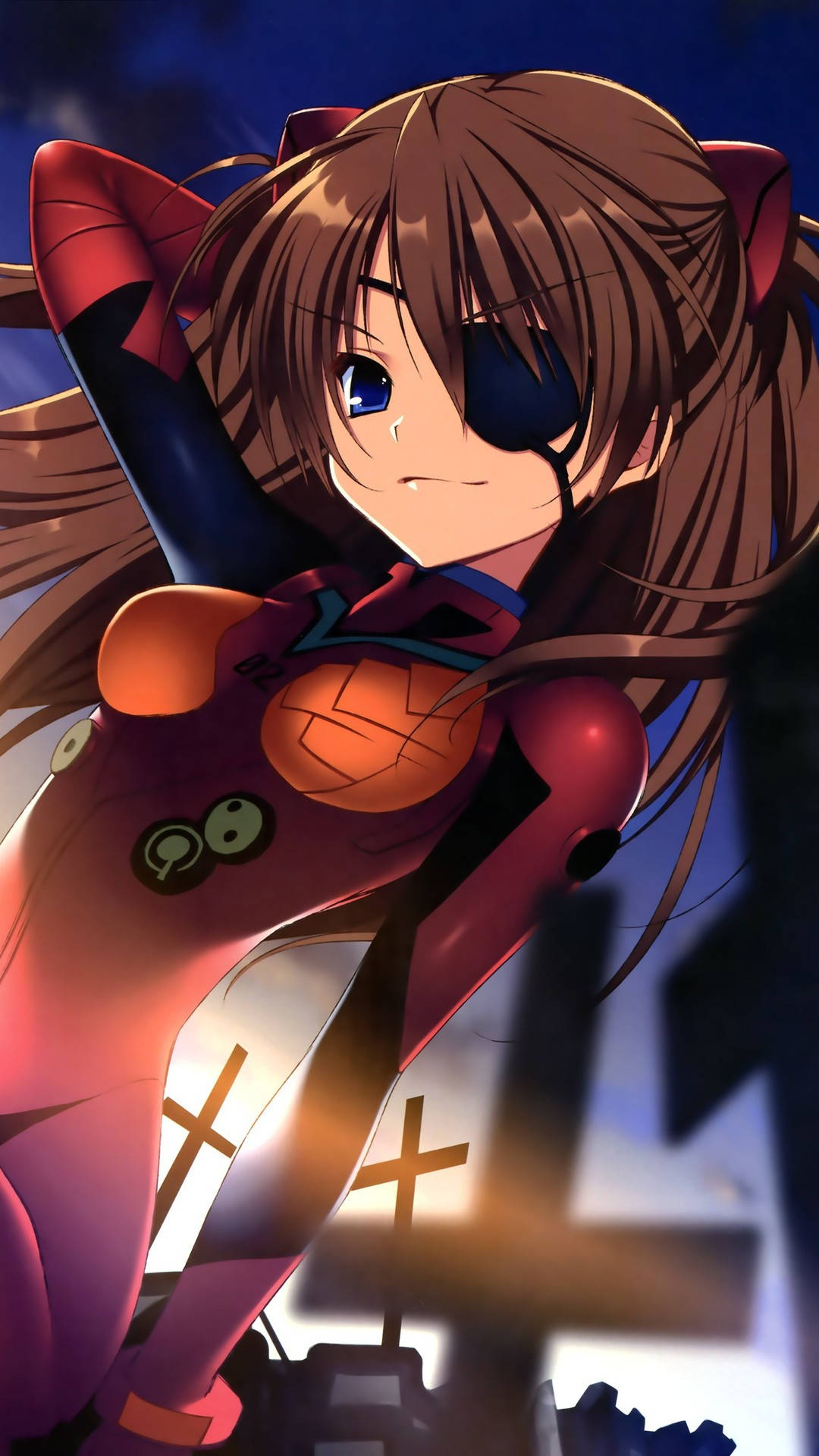 "Bringing Neon Genesis Evangelion style luxury to your mobile lifestyle." Wallpaper