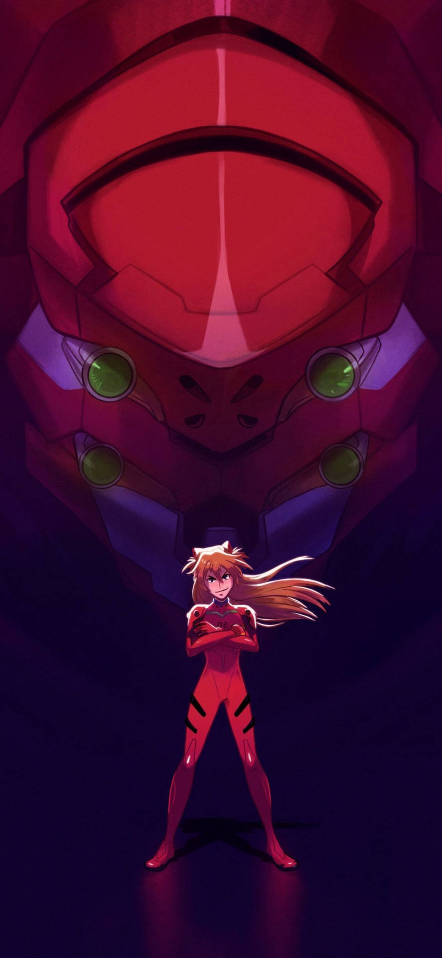 Phone Styled After Popular Anime Series, Evangelion Wallpaper
