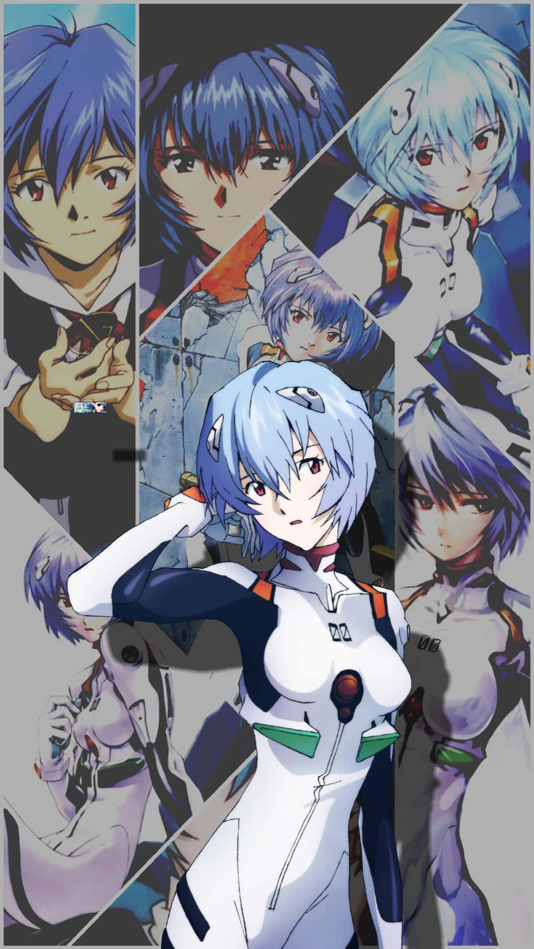 Evangelion Rei Collage Picture