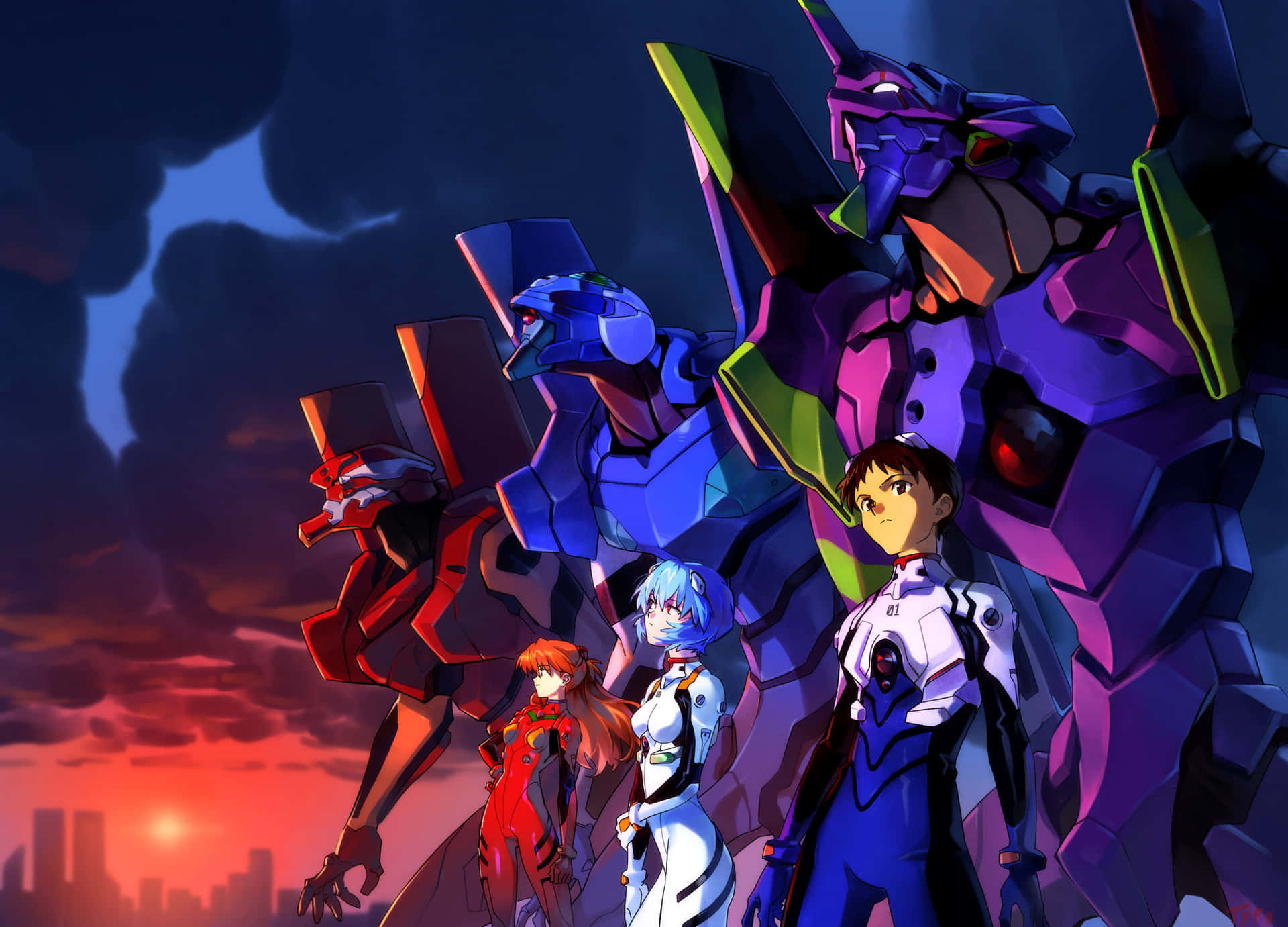 Evangelion Female Characters Picture