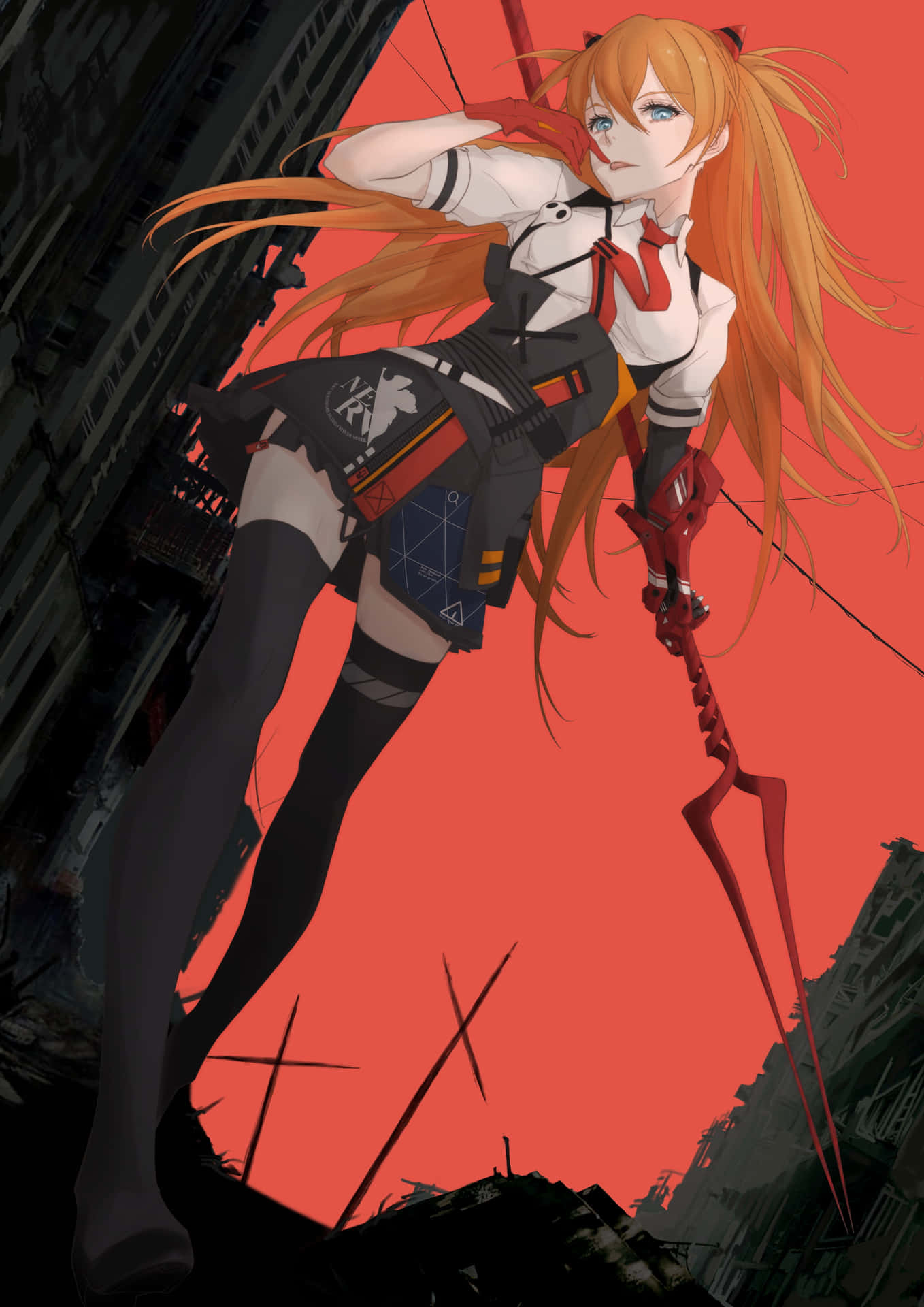 Asuka Spear Evangelion Picture