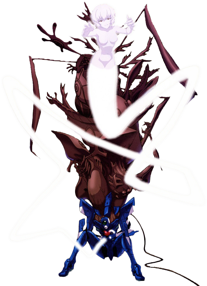 Evangelion Unit01and Rei Ayanami PNG