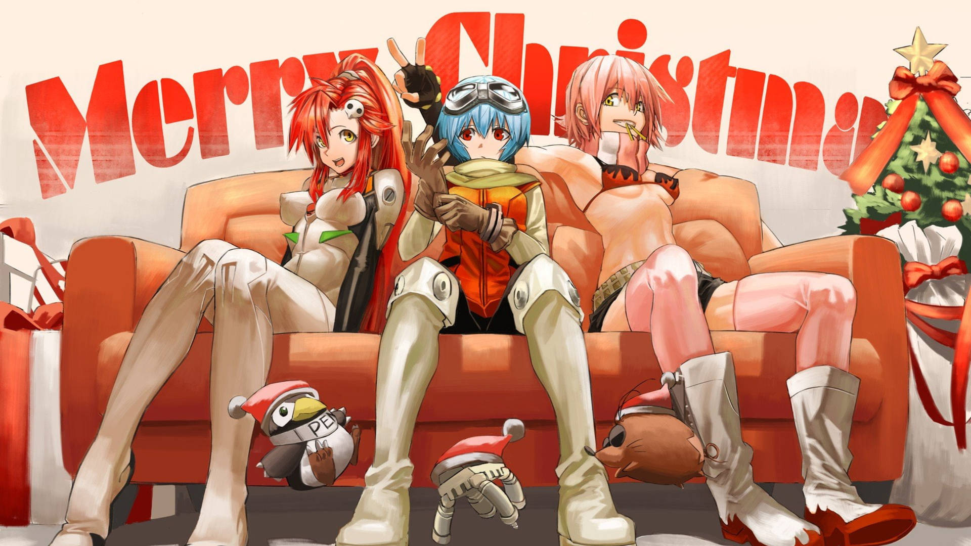 Evangelion With Suit Anime Christmas