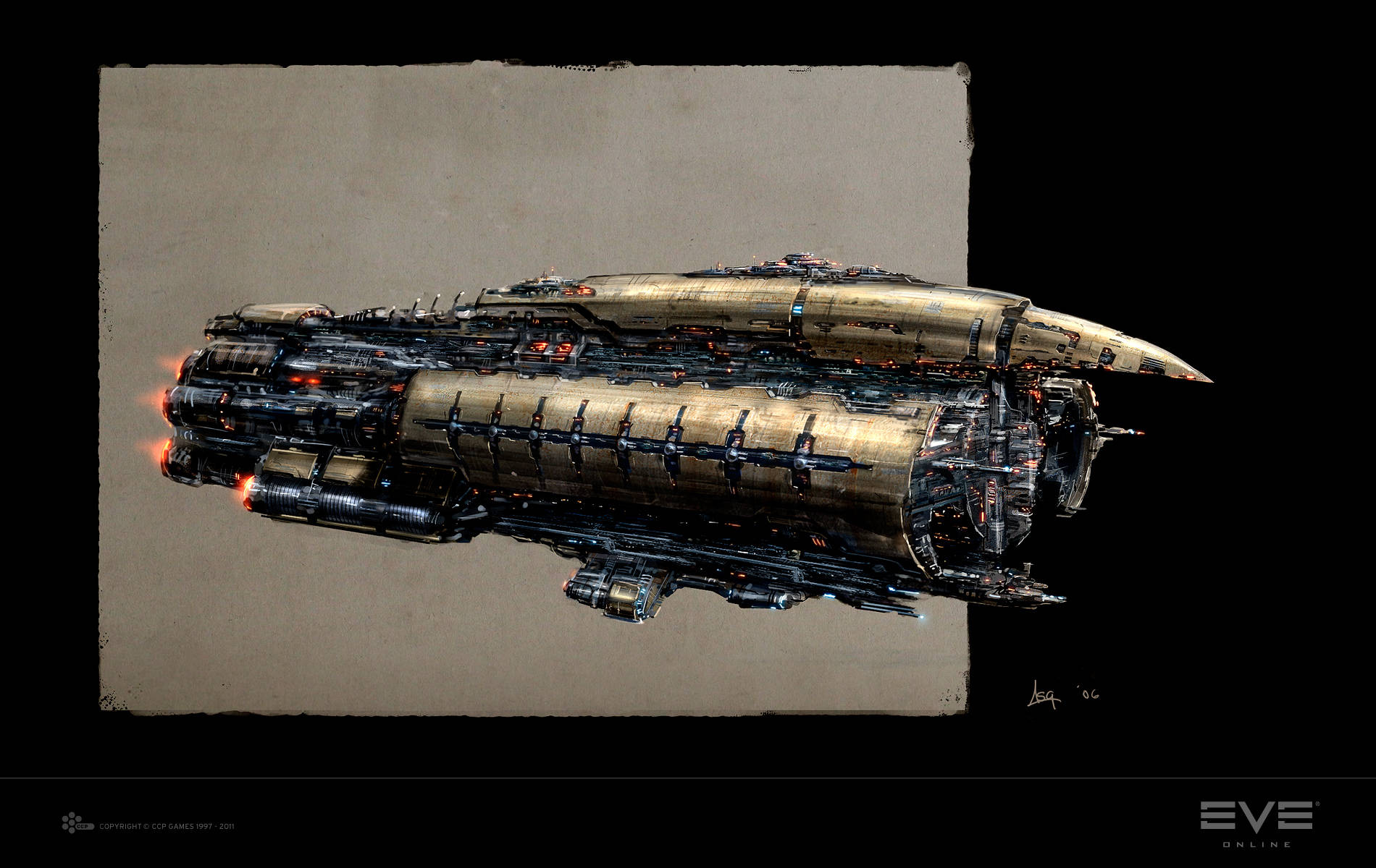 Eve Online Battleship Abaddon Wallpaper