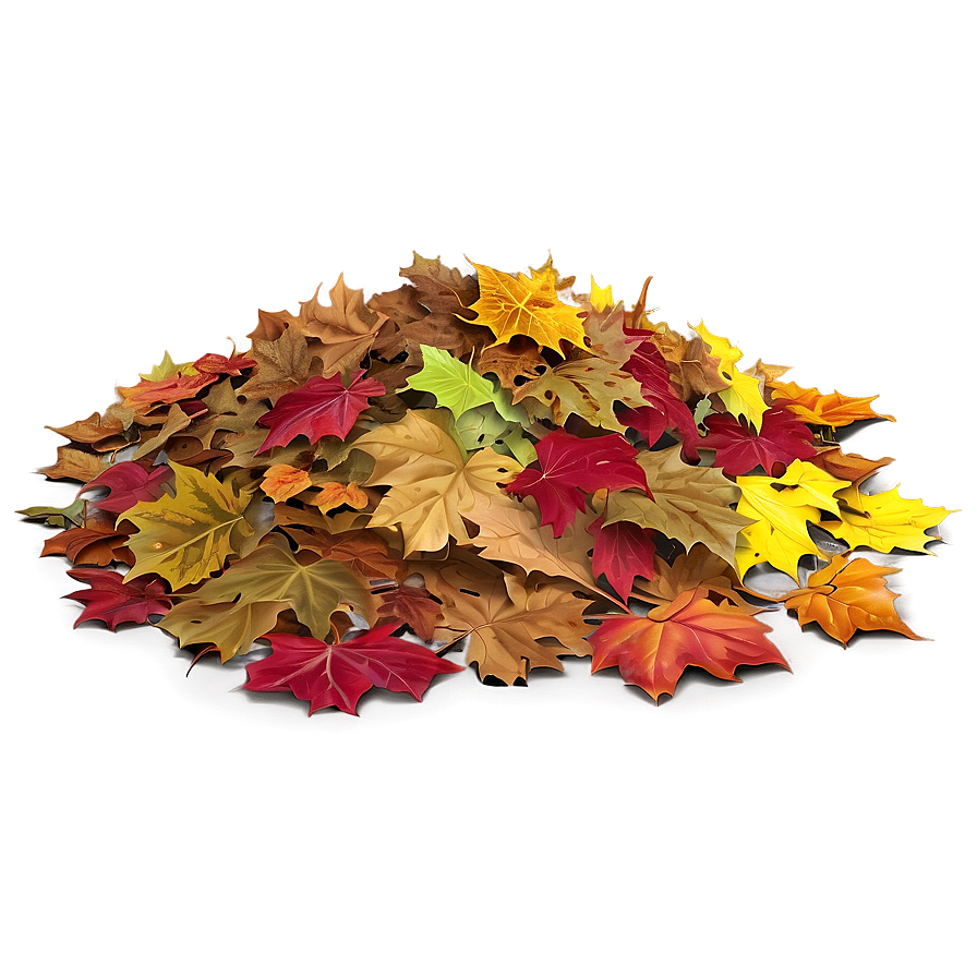 Evening Leaf Pile Png Hhn PNG