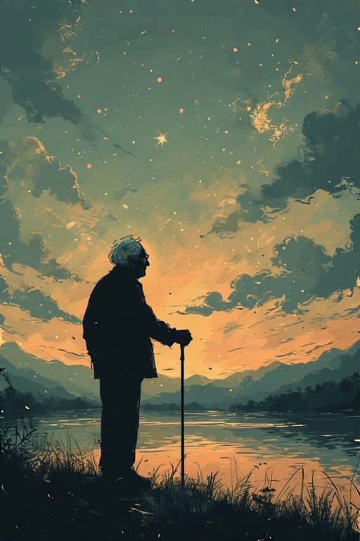 Evening Solitude Lake Reflections 4k Wallpaper