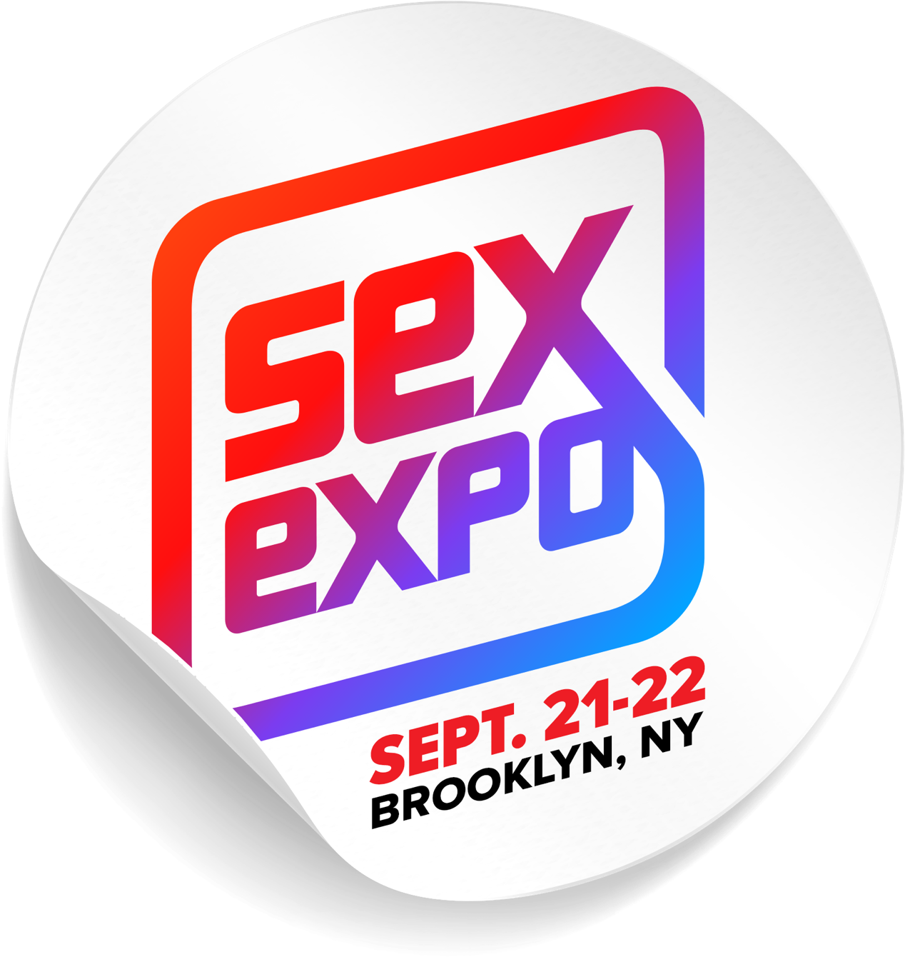 Event Expo Sticker Design Brooklyn PNG