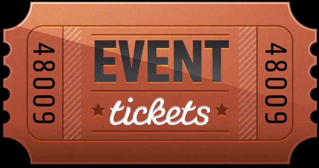 Event Ticket Design PNG