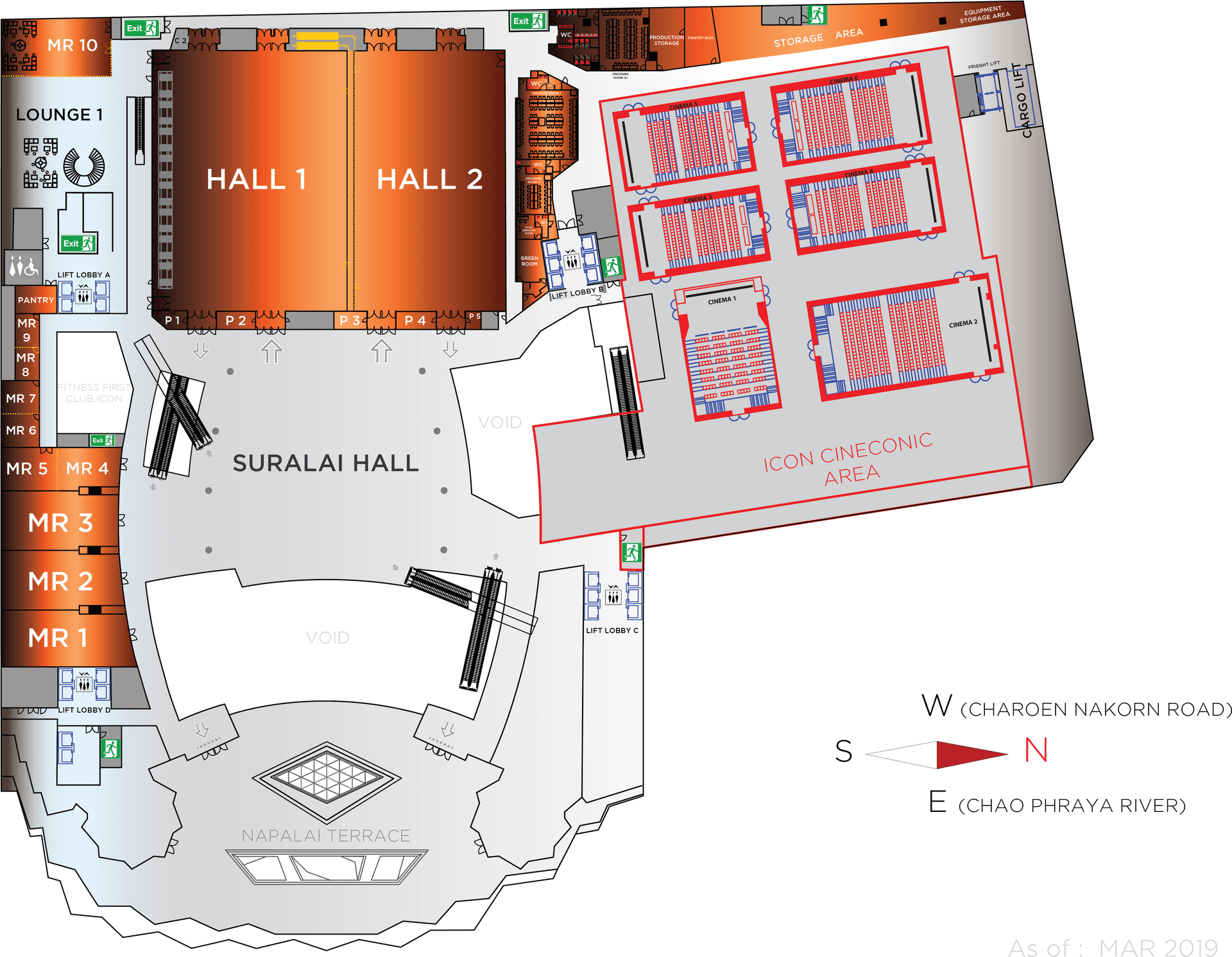 Event Venue Layout Plan PNG