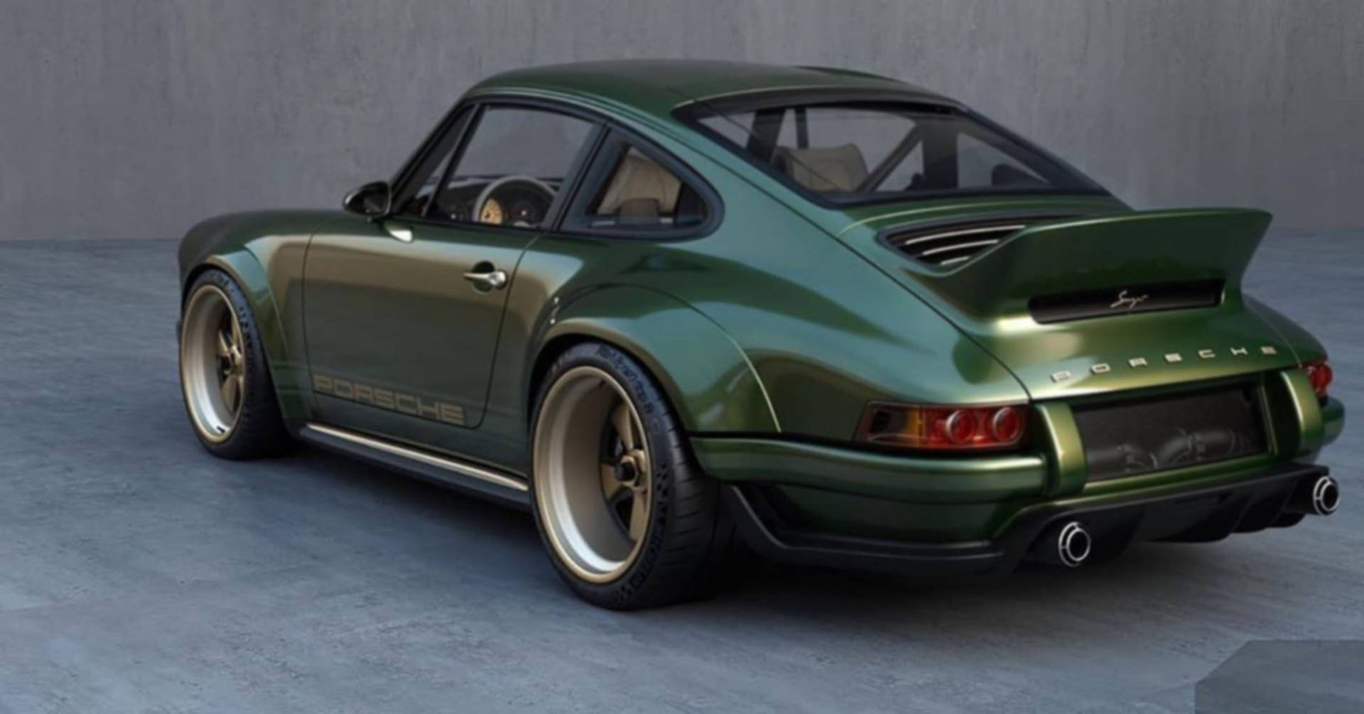 Cantantesiempre Verde Porsche. Fondo de pantalla