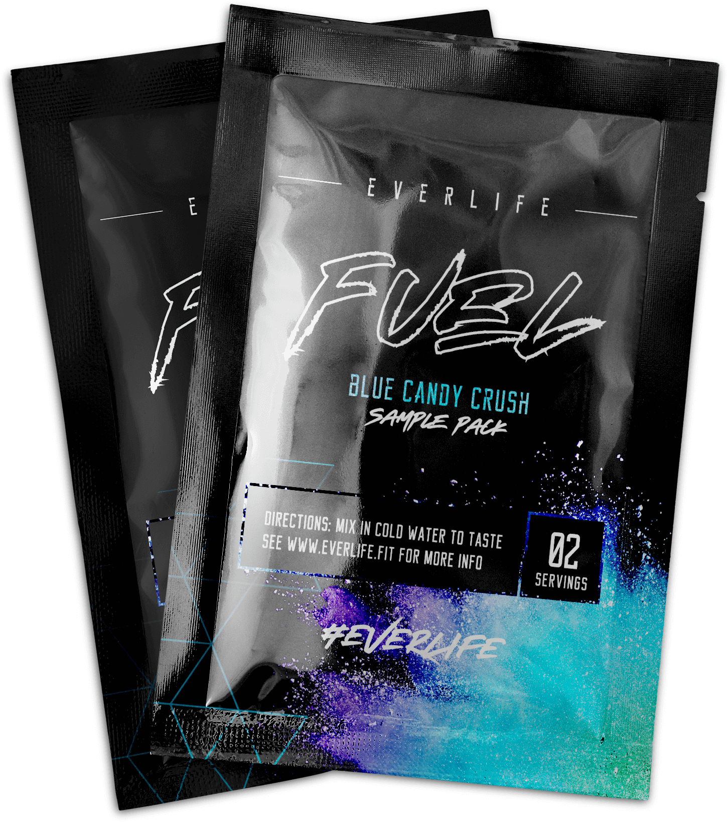 Everlife Fuel Sample Packs Blue Candy Crush PNG