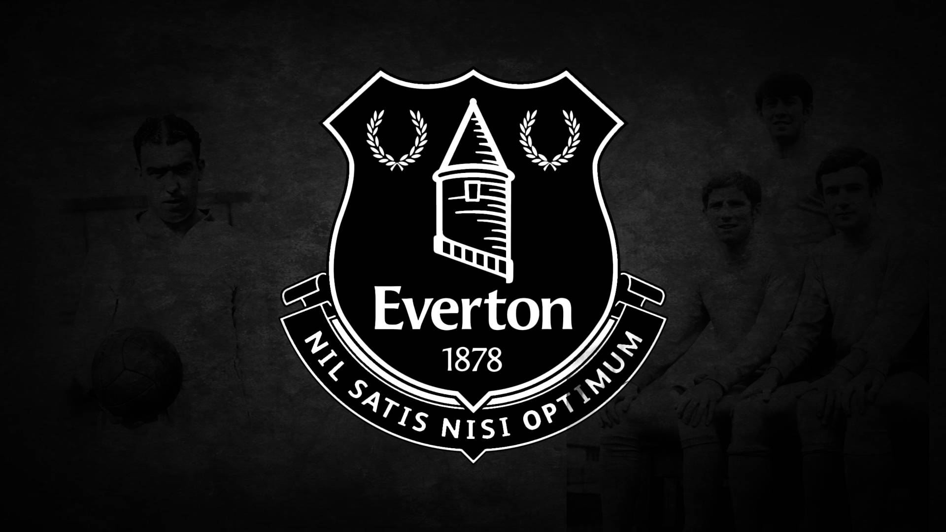 Evertonf.c Schwarzes Logo Wallpaper