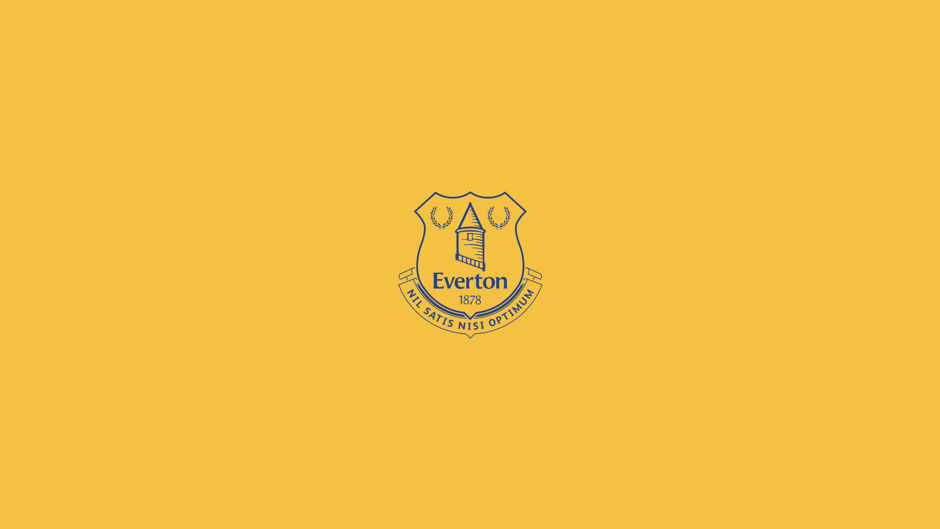 Everton F.C Mustard Background Wallpaper