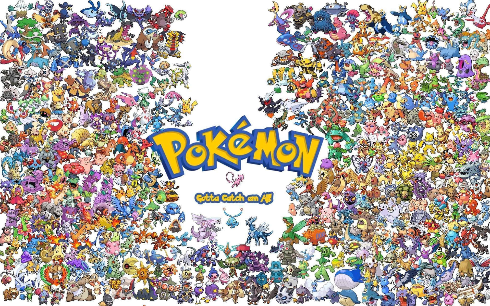 Every Legendary Pokemon White Background Wallpaper