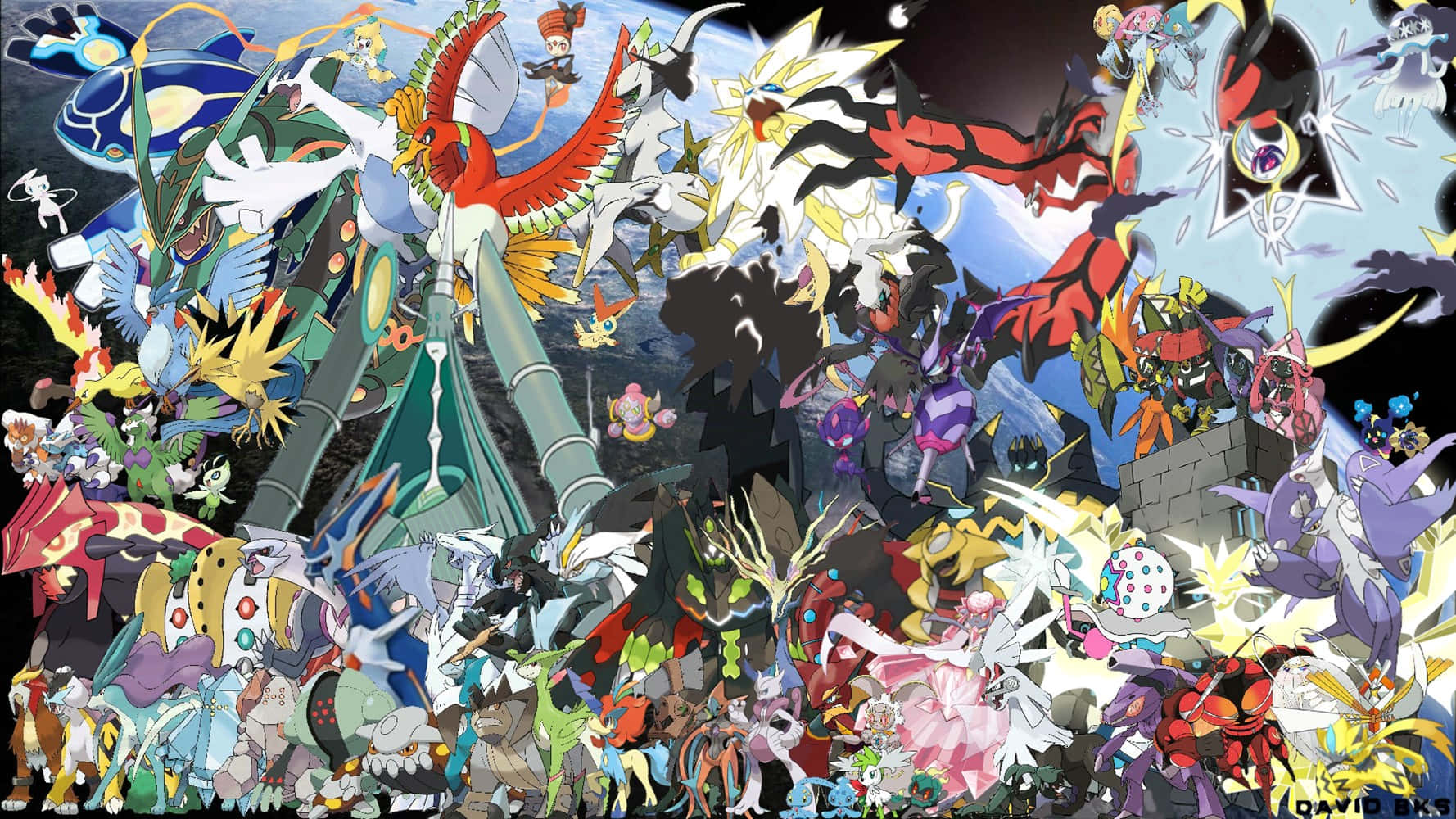 Pokemon - The Gang Wallpaper