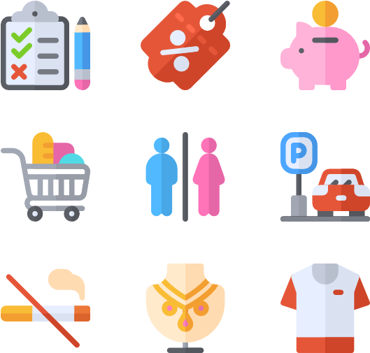 Everyday Icons Collection PNG