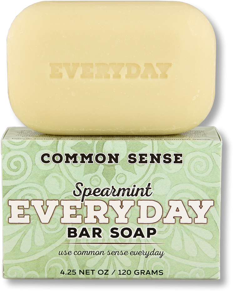 Everyday Spearmint Soap Bar PNG