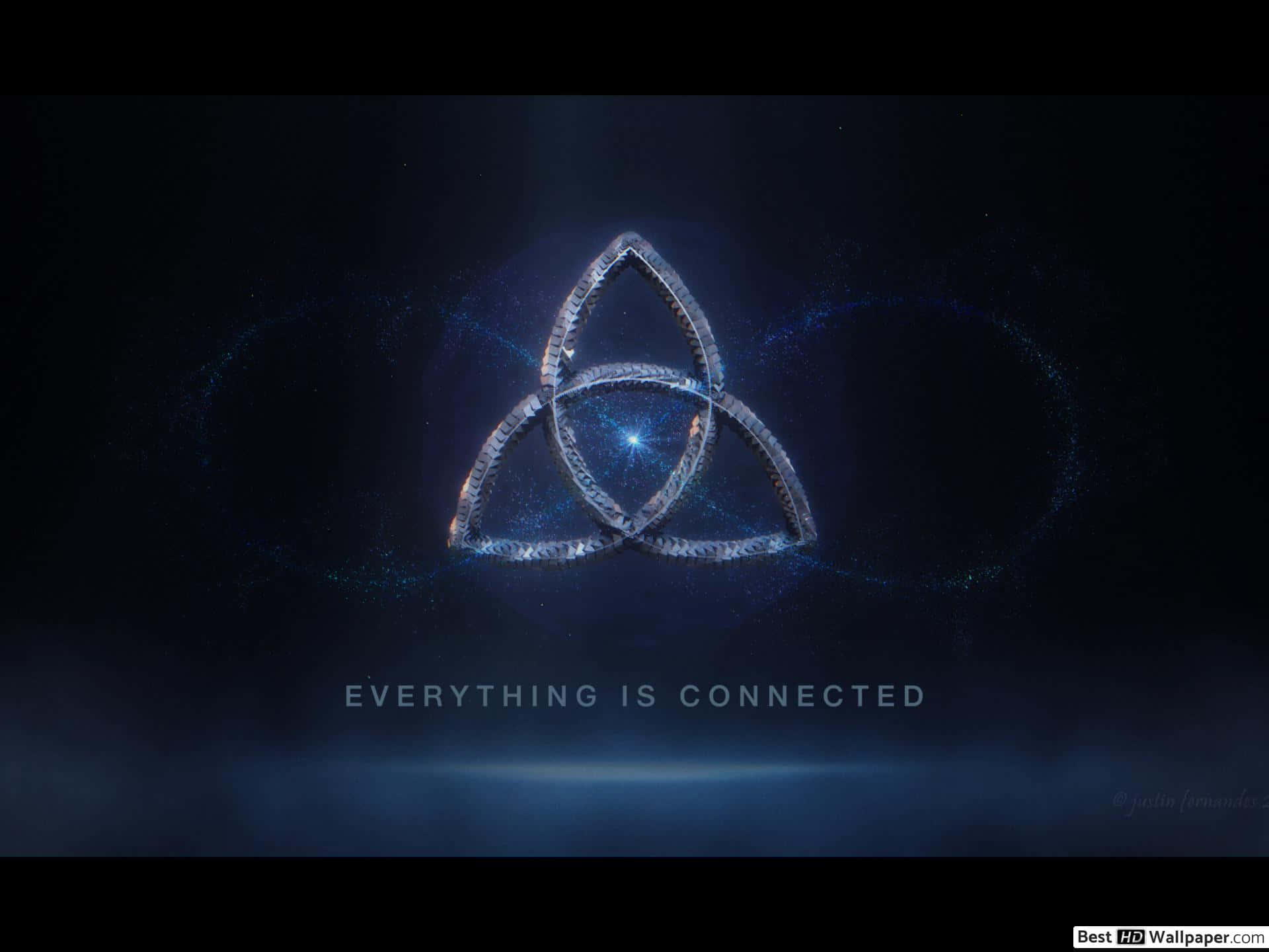 Everything Is Connected With Triquetra Wallpaper