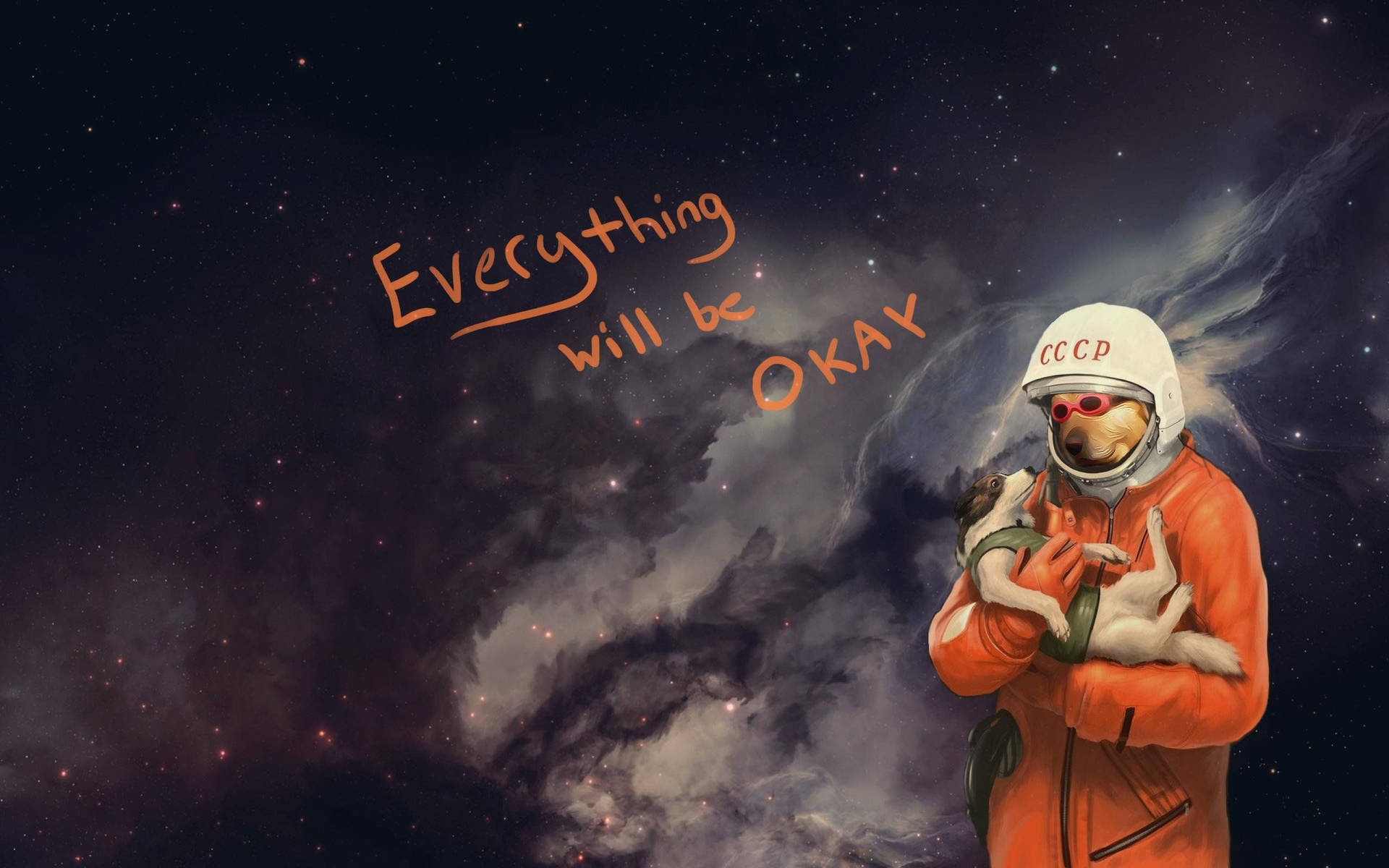 Everything Will Be Okay Dogs Background