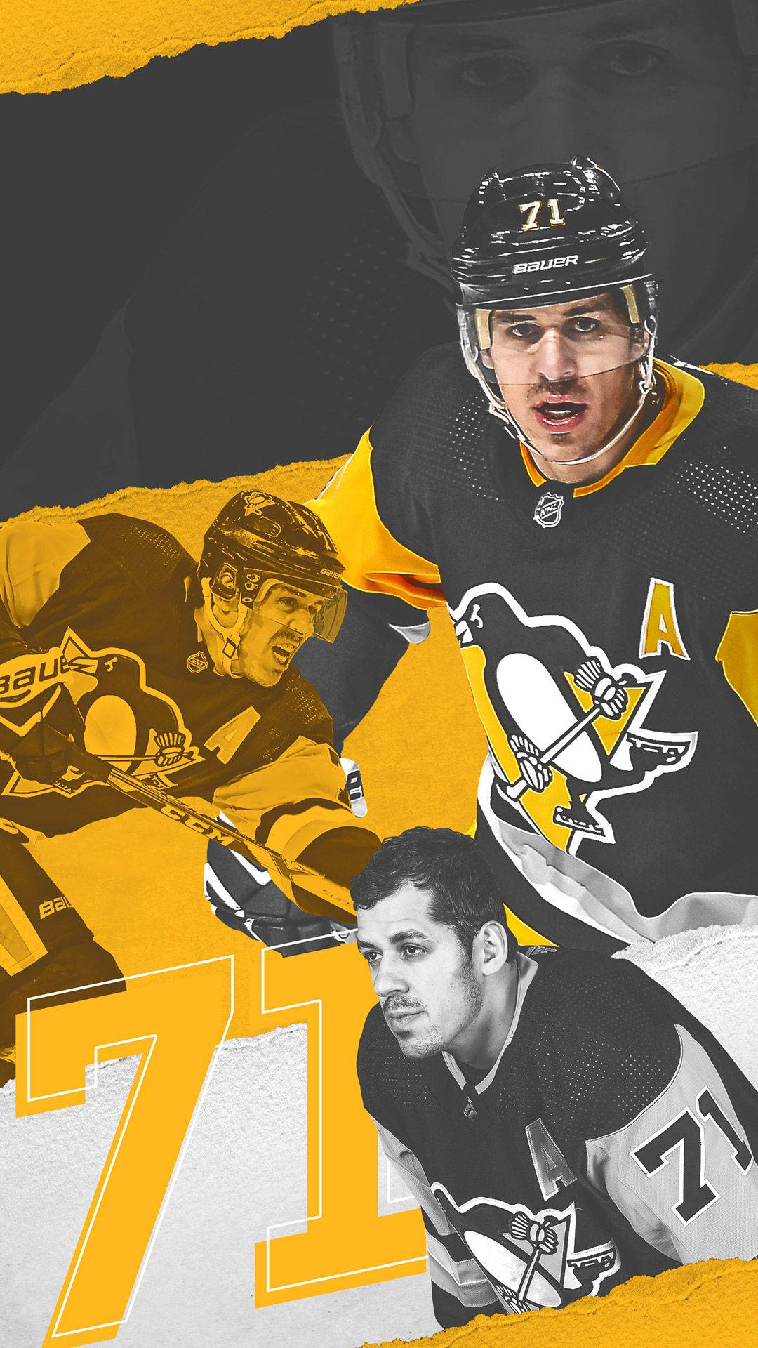 Evgeni Malkin Pittsburgh Penguins russisk Spiller 2019 Tapet Wallpaper