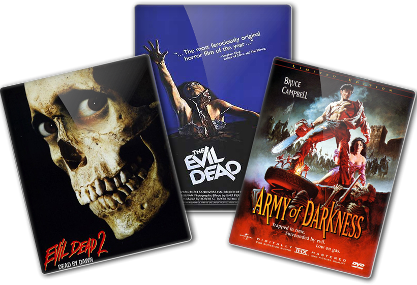 Evil Dead Series D V D Covers PNG